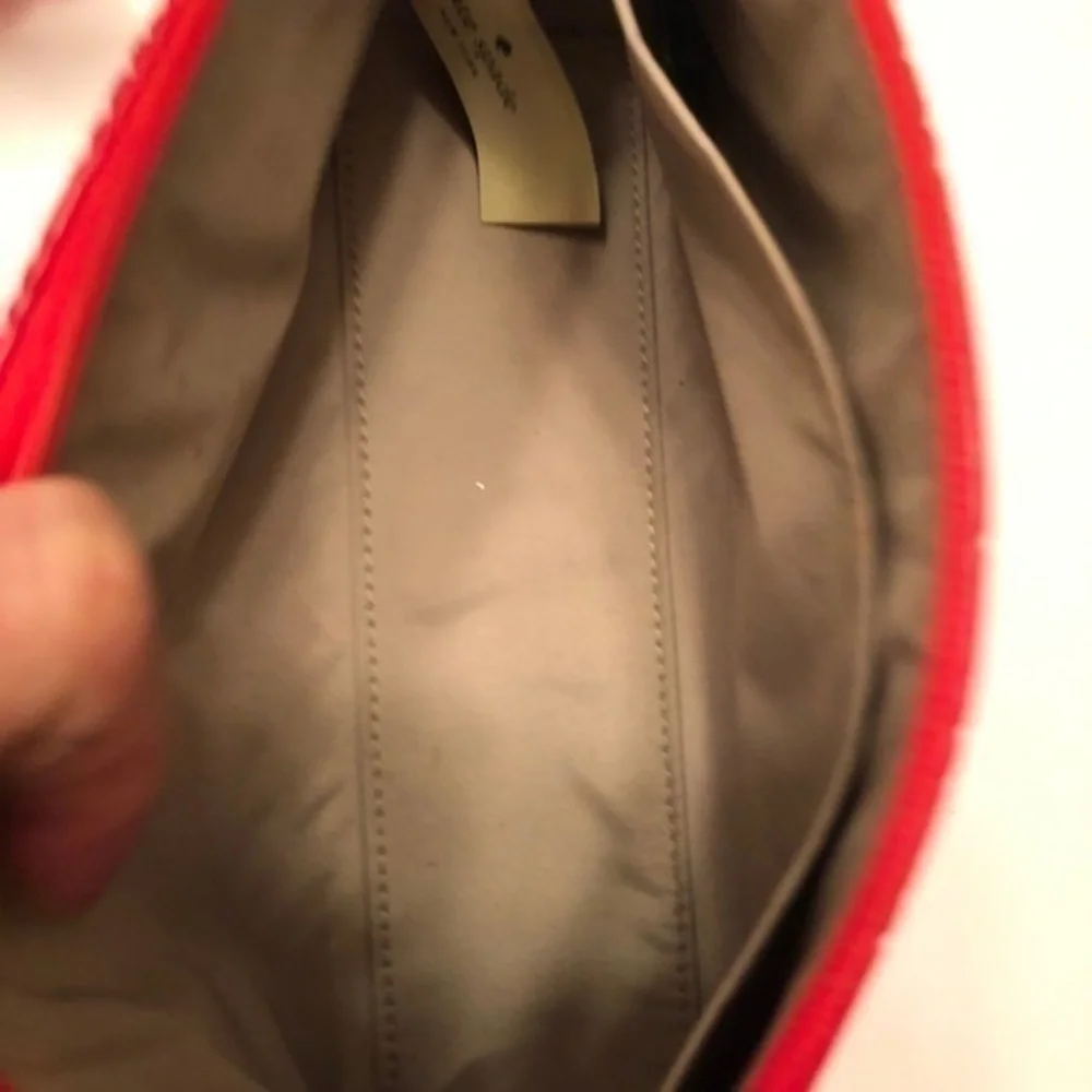 Kate spade red cosmetic case
